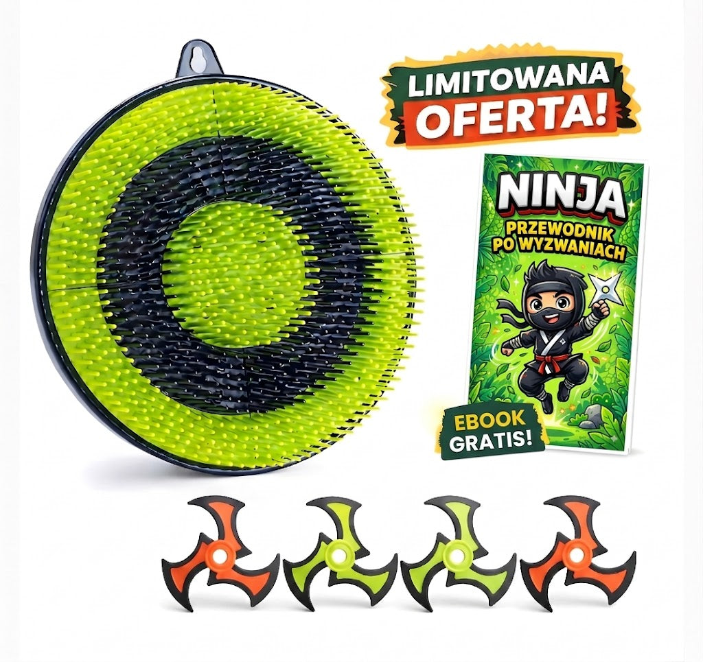 Rzutki Ninja – zestaw rzutek ninja dla dzieci